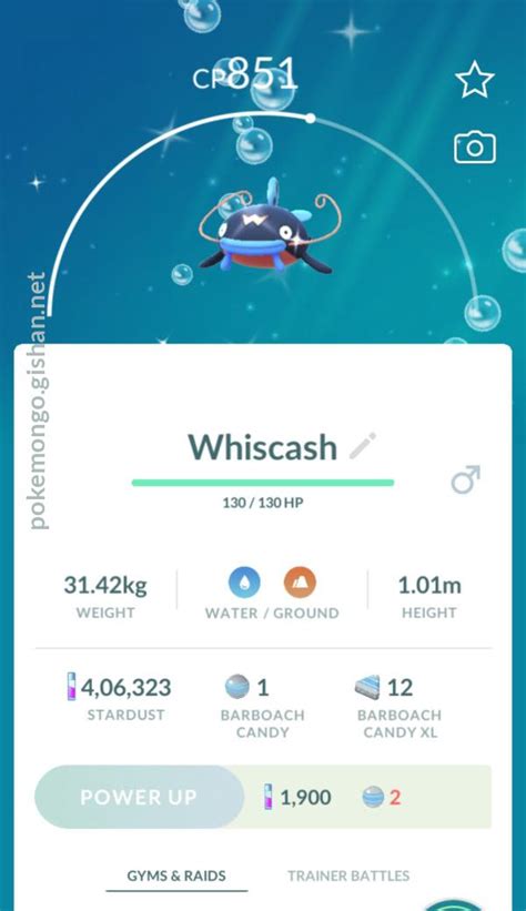 shiny whiscash pokemon go|what's effective against whiscash.